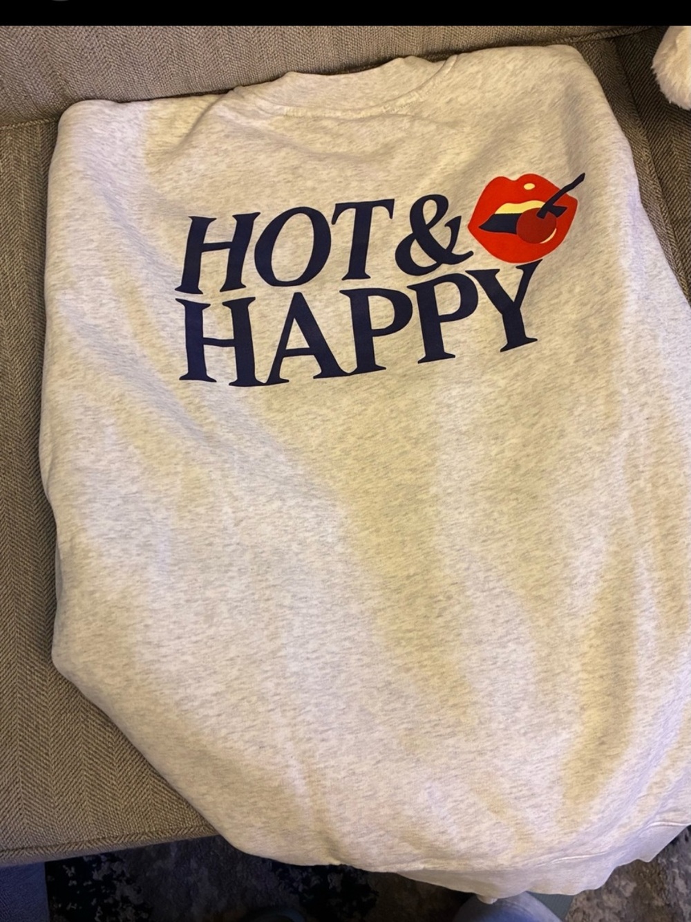 Kyle Cook from summerhouse Hot & Happy Sweatshirt - Light Heather Gray with Re